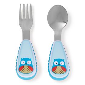 Skip Hop Zoo Utensils Fork & Spoon
 SS Weaning Accessory  Owl 3M to 36M