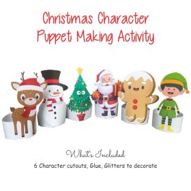 DoxBox-CHRISTMAS CHARACTERS PUPPET MAKING ACTIVITY
