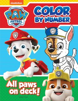 Wonderhouse-All Paws on Deck: Paw Patrol, Color By Number Activity Book