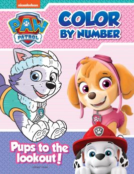 Wonderhouse-Pups to the Lookout: Paw Patrol, Color By Number Activity Book