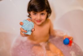 Cuddle Care-Happy Earth Vegan Baby Bath Soap-Blue (Aqua)