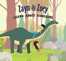 Zayn and Zoey-Learn About Dinosaurs