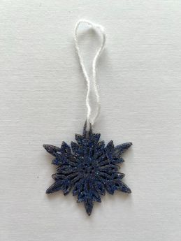 Little Canvas-Little Snowflake Christmas Ornament