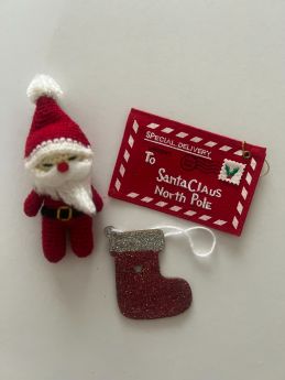 Little Canvas-Little Stocking Christmas Ornament