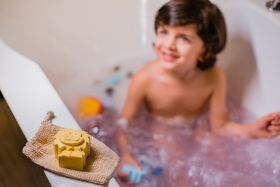 Cuddle Care-Happy Earth Vegan Baby Bath Soap-Yellow (Lemon)